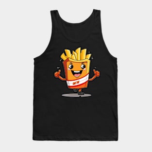 kawaii french fries T-Shirt cute potatofood ,funny Tank Top